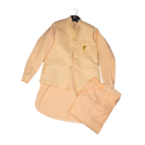 Men's Festive Nehru Jacket Kurta Pyjama Set (3pcs)